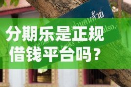 分期乐借款平台正规吗？资质与用户评价全解析