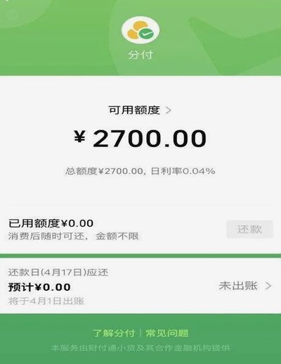 分付额度如何套出来