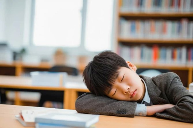 学校午休睡觉